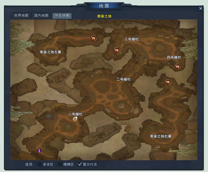 南蛮之地地图介绍